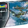 1:72 Combat Set Bf109G-10 & Spitfire Mk.V