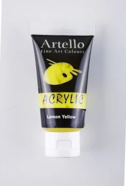 Akrylmaling Artello gul lemon 75ml