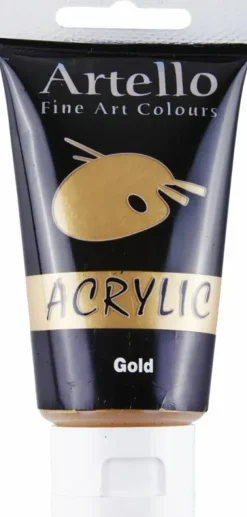 Akrylmaling Artello guld 75ml