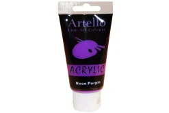 Akrylmaling Artello lilla neon 75ml