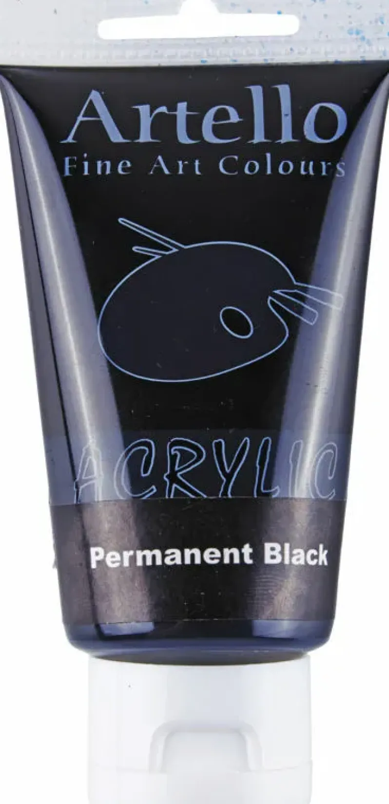 Akrylmaling Artello sort permanent 75ml
