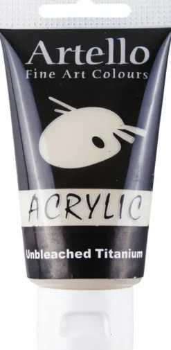 Akrylmaling Artello titanium unbleached 75ml
