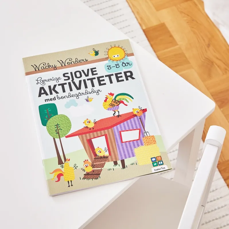 Aktivitetsbog med Lærerige Sjove Wacky Wonders Aktiviteter
