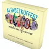 Alfabetkuffert med rim og remser