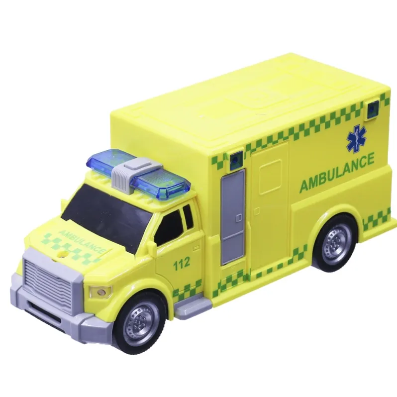 Ambulance med lys og lyd