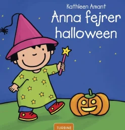 Anna fejrer halloween