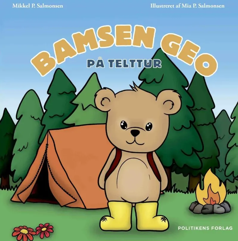 Bamsen Geo på telttur