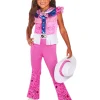 Barbie Cow-girl kostume med hat str. 7-8 år
