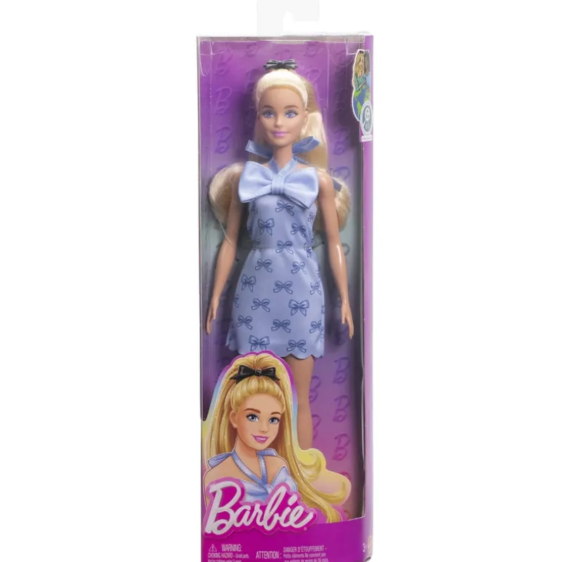 Barbie Fashionista Dukke Blå Sløjfer