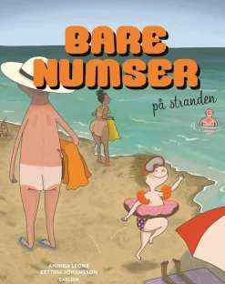 Bare numser på stranden
