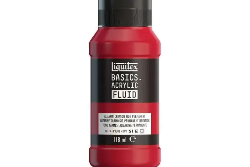 Basics fluid 118ml alizarin crimson perm hue row 1