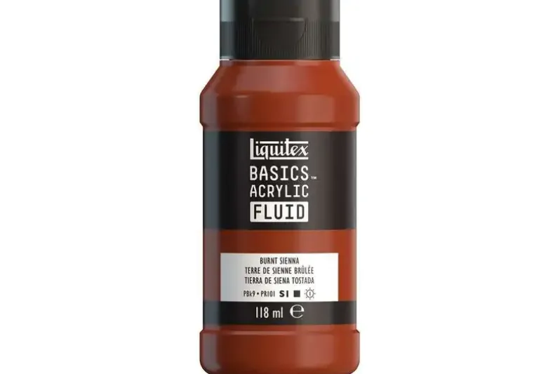 Basics fluid 118ml burnt sienna row 127