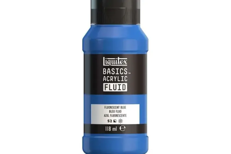 Basics fluid 118ml fluorescent blue row 984