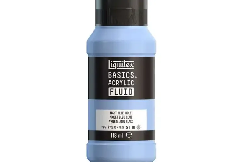 Basics fluid 118ml light blue violet row 680