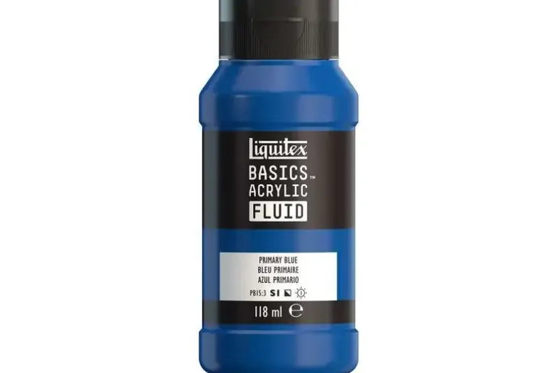 Basics fluid 118ml primary blue row 420