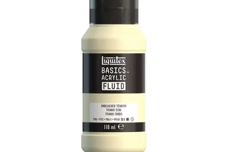 Basics fluid 118ml unbleached titanium row 434