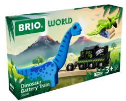 Batteridrevet tog med dinosaur
