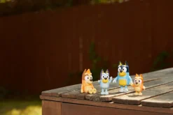 Bluey, 4 pk. Figurer, Bluey familien