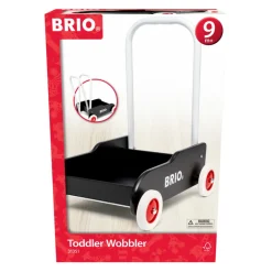 BRIO 31351 Lære-gå-vogn, sort