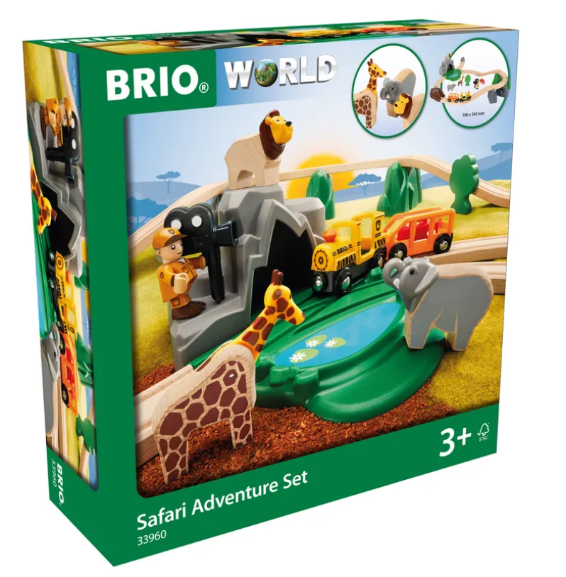BRIO 33960 Safarieventyrsæt, togbane