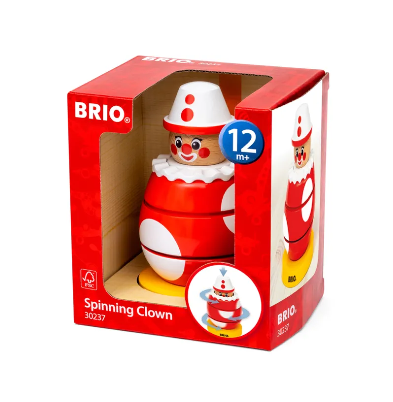 BRIO 30237 Snurrende klovn