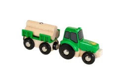 BRIO 33799 Traktor m/vogn og tømmer