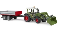 Bruder Fendt Vario 212 Frontlæsser og tipvogn