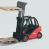Bruder Linde H30D gaffeltruck med 2 paller