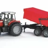 Bruder Massey Ferguson 7480 traktor med tipvogn