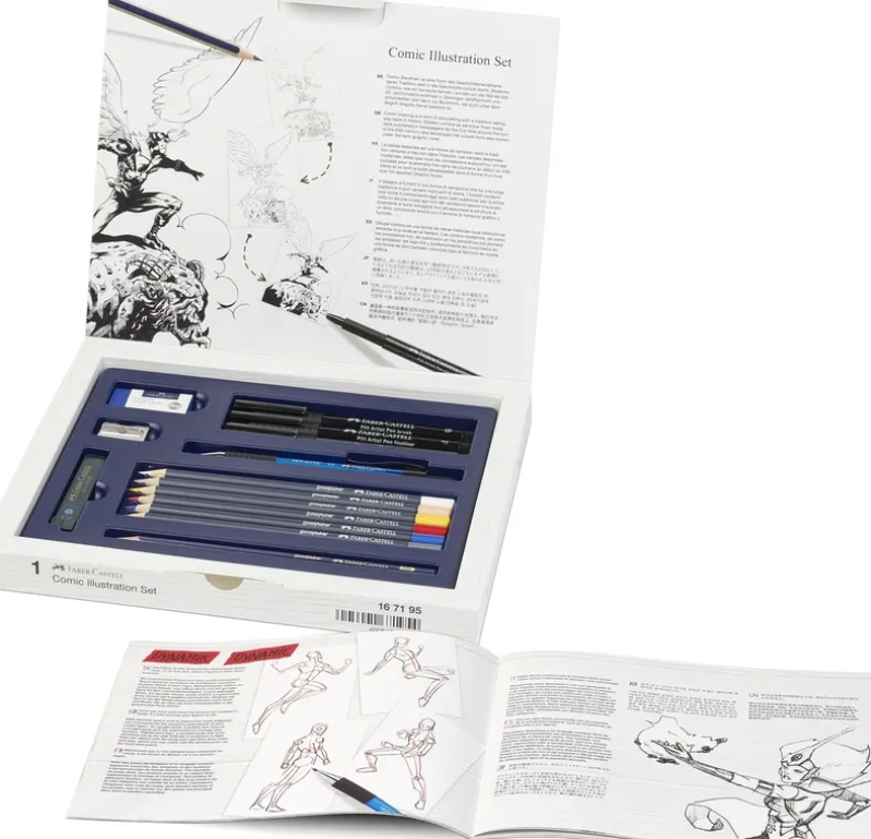 Comic Faber-Castell illustration set
