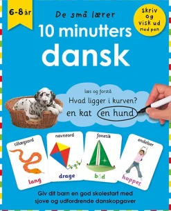 De små lærer - Skriv og visk ud - 10 minutters dansk