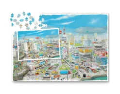 Den fantastiske bus - Ahnstarr City. Puslespil 1000 brikker