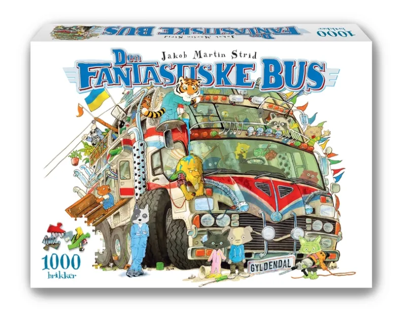 Den fantastiske bus - puslespil 1000 brikker