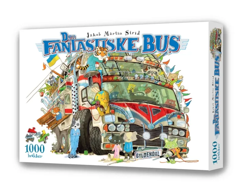 Den fantastiske bus - puslespil 1000 brikker