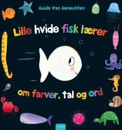 Den lille hvide fisk lærer om farver, tal og ord