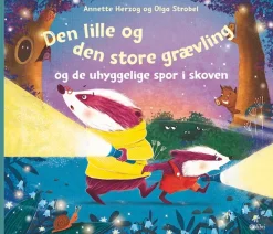 Den lille og den store grævling og de uhyggelige spor i skoven