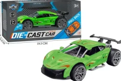Die-Cast pull-back bil grøn