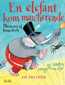 En elefant kom marcherende