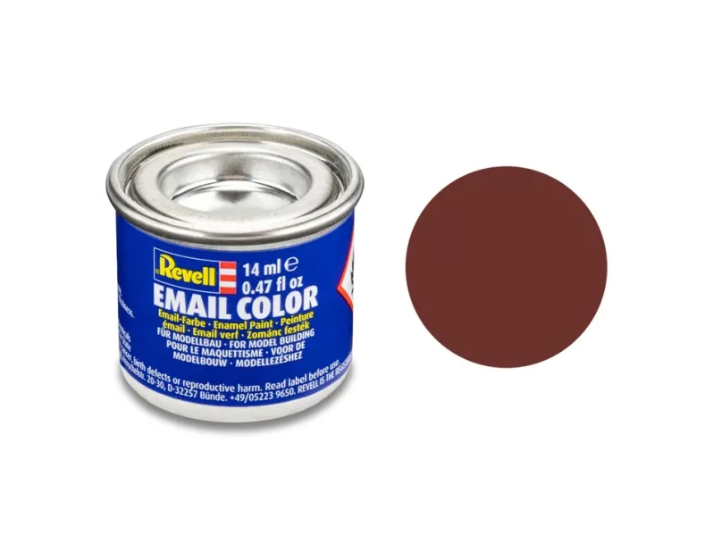 Enamel 14 ml. reddish brown, mat