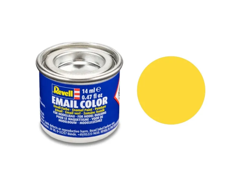 Enamel 14 ml. yellow, mat