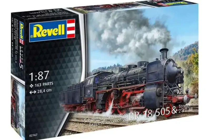Express Locomotive BR 18 505 w/tender 2'3'T38 1:87