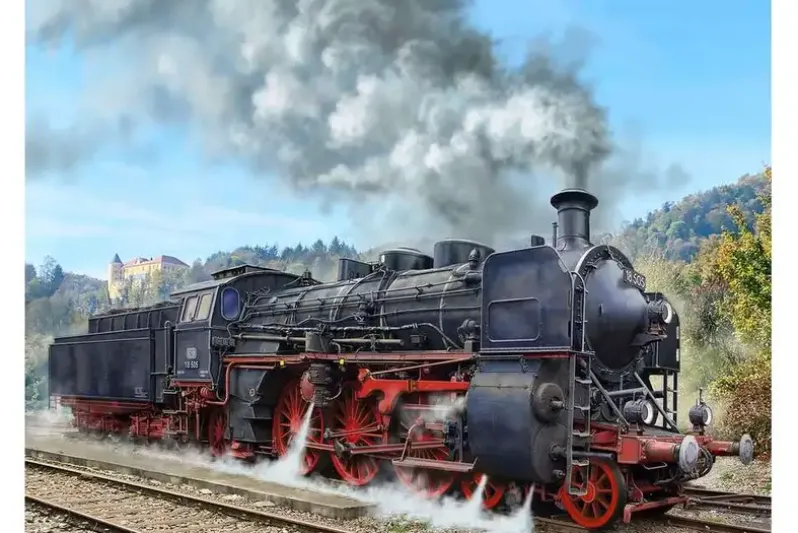 Express Locomotive BR 18 505 w/tender 2'3'T38 1:87