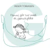 fanni går tur med et garnstykke