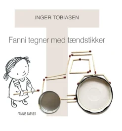 Fanni tegner med tændstikker