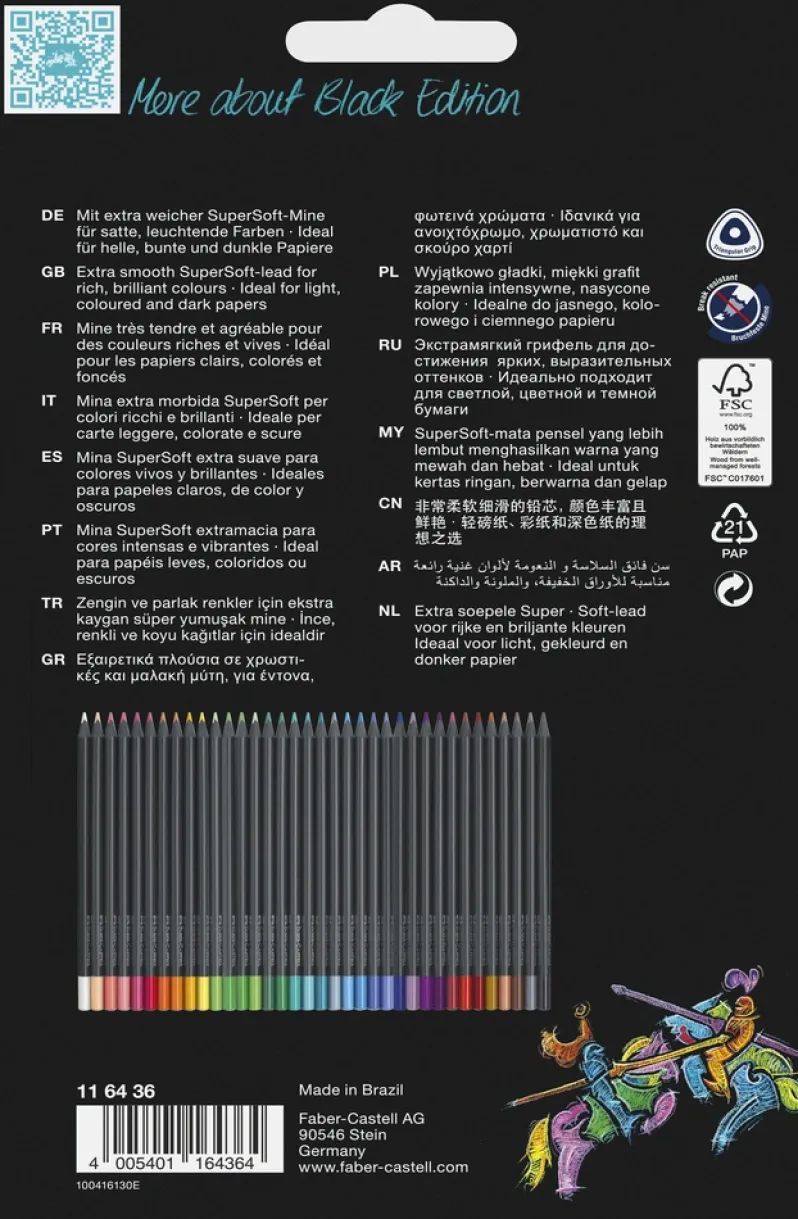 Farveblyant black edition Faber-Castell