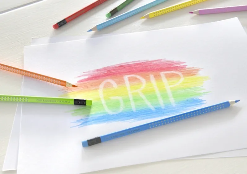 Farveblyant erasable Faber-Castell 10 stk