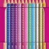 Farveblyant Faber-Castell sparkle 12 farver tinæske