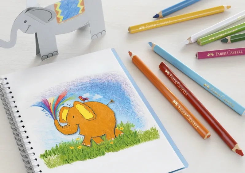 Farveblyant Faber-Castell Jumbo 12 stk
