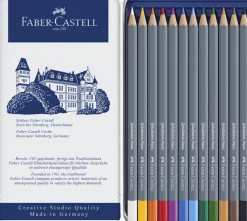 Farveblyant Goldfaber Akvarel tinæske 12 ass