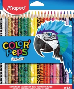 Farveblyant Maped colorpeps animals 24